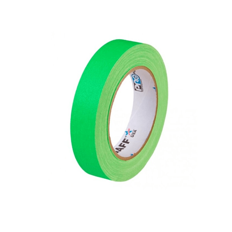 Pro-Gaff neon gaffa tape 24mm x 22,8m groen