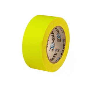 Pro-Gaff neon gaffa tape 48mm x 22,8m geel