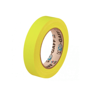 Pro-Gaff neon gaffa tape 24mm x 22,8m geel