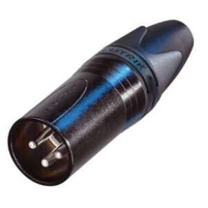 Neutrik NC3MXX-BAG – 3-Pin XLR Male Kabelconnector (Zwart)