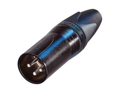 Neutrik NC3MXX-BAG – 3-Pin XLR Male Kabelconnector (Zwart)