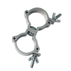 Double coupler klem - 100kg - TUV - zilver