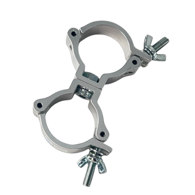 Double coupler klem - 100kg - TUV - zilver