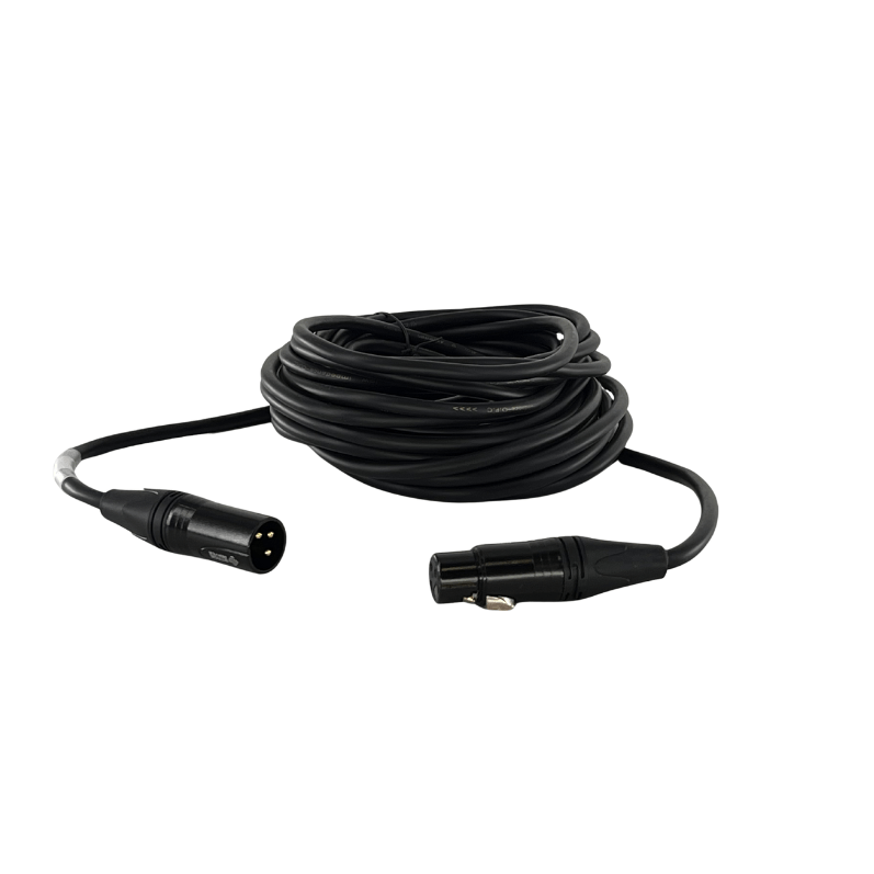 3-pins XLR kabel - gold connectors - 10M