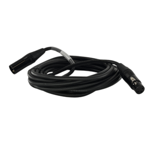 3-pins XLR kabel - gold connectors - 5M
