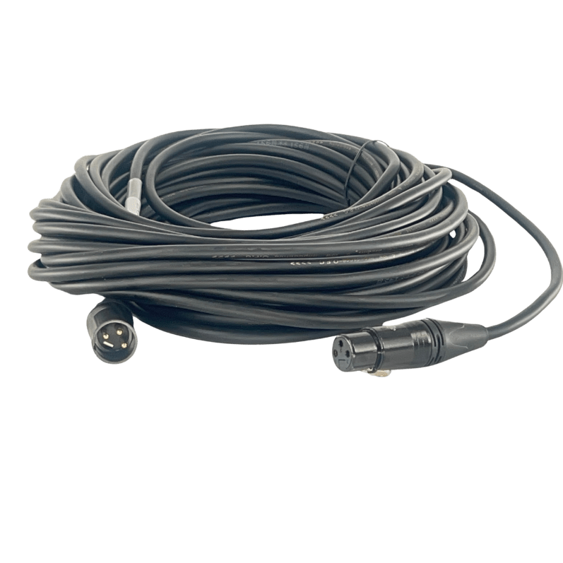 3-pins XLR kabel - gold connectors - 20M