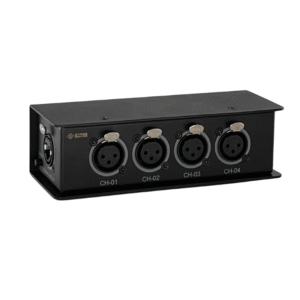 RJ45 CAT6 naar 4× XLR Adapterset