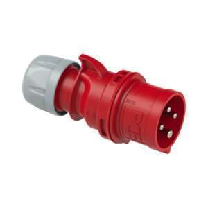 PCE - CEE stekker 16A 4p 400V 6h rood IP44 Shark