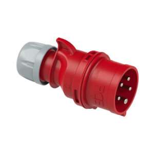 PCE - CEE stekker 32A 5p 400V 6h rood IP44 Shark