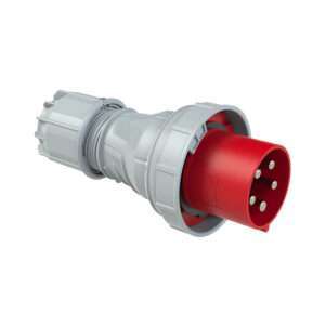 PCE - CEE stekker 125A 5p 400V 6h rood IP67 Power Twist