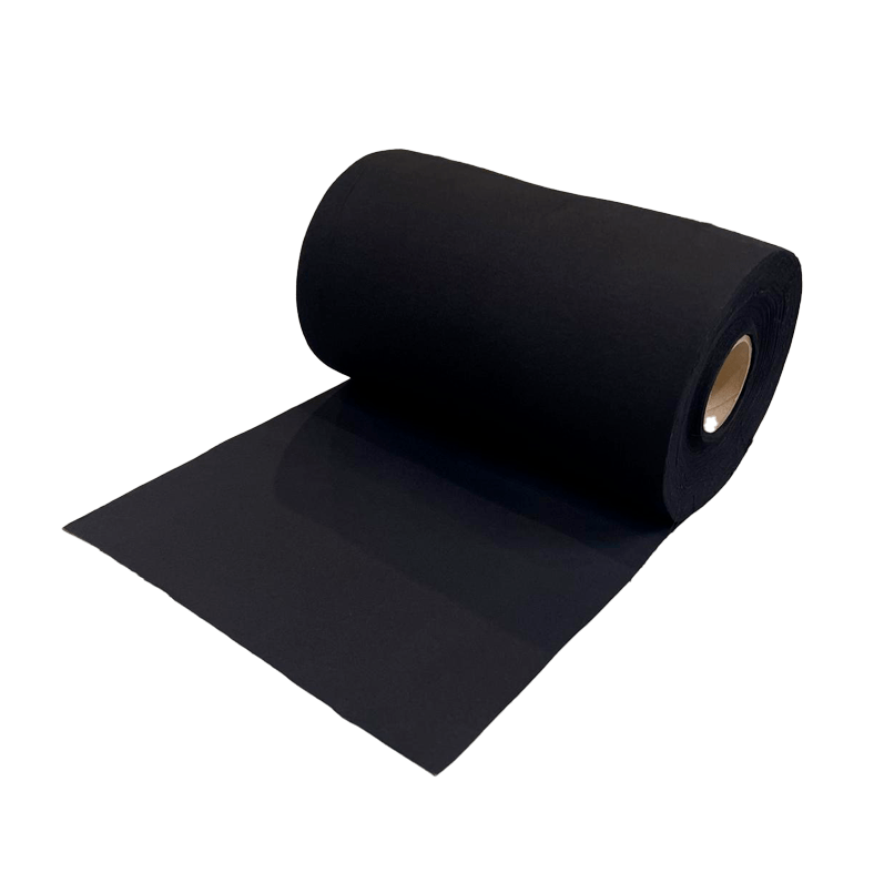 StageTex - Scheurdoek op rol 40cm x 60m - 160gr/m² - zwart