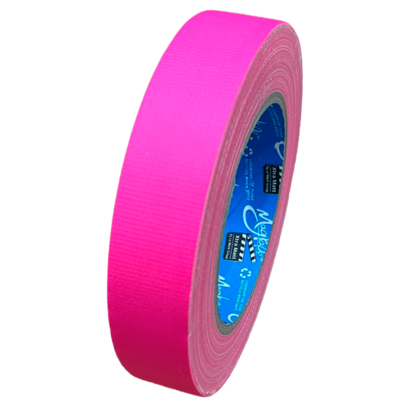 Neon Gaffa Tape Extra Mat 25mm x 50m Roze