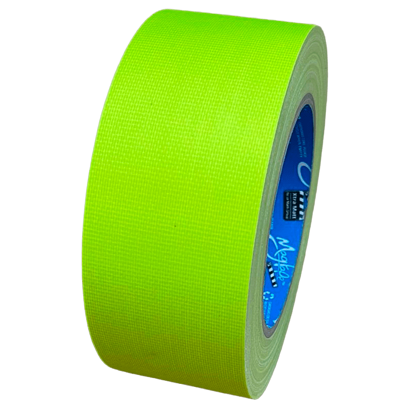Neon Gaffa Tape Extra Mat 50mm x 50m Geel