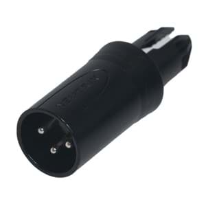 Neutrik - NC3MXX-BAG-WOB - 3-Pin XLR Male- Geen tule (Zwart) 100 stuks