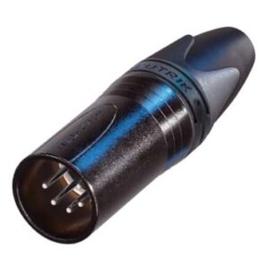Neutrik - NC5MXX-BAG - 5-Pin XLR Male Kabelconnector (Zwart)