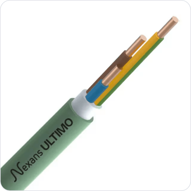 NEXANS ULTIMO Cca 100 meter groen 3G1,5mm² XGB installatiekabel