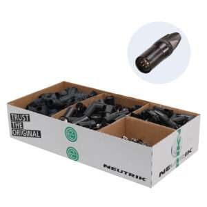 Neutrik - NC5MXX-BAG-D - 5-Pin XLR Male Kabelconnector (Zwart)