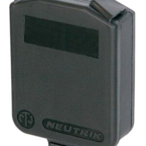 Neutrik - scdx - afdekkapje D-housing IP42 zwart