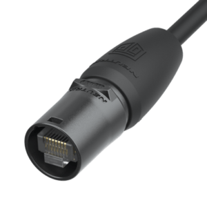Neutrik - NE8MX-B-TOP - etherCON kabeldeel zwart TOP IP65 d5-8mm exclusief RJ45 connector