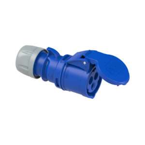 PCE - CEE contrastekker 16A 3p 230V 6h blauw IP44 Shark