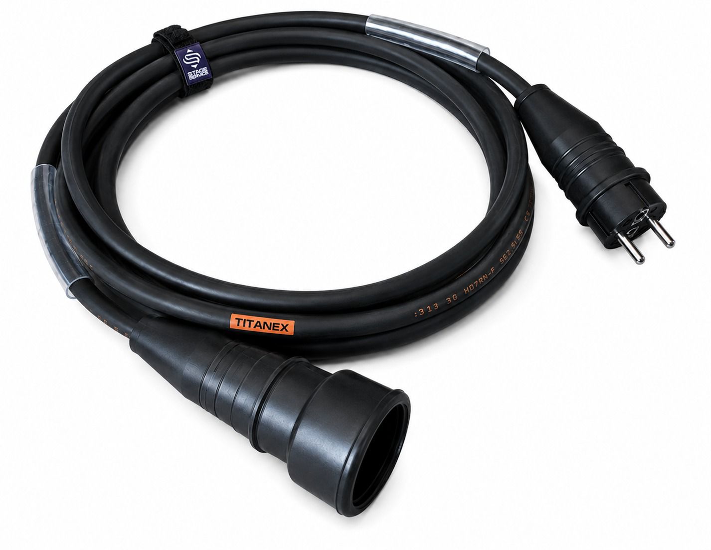 Custom Cable Titanex 3G2,5mm HO7RNF + Keraf connector - 10m
