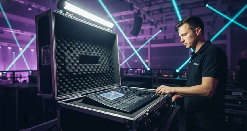 Wolfmix MK3 flightcase: de ultieme bescherming voor je DMX controller